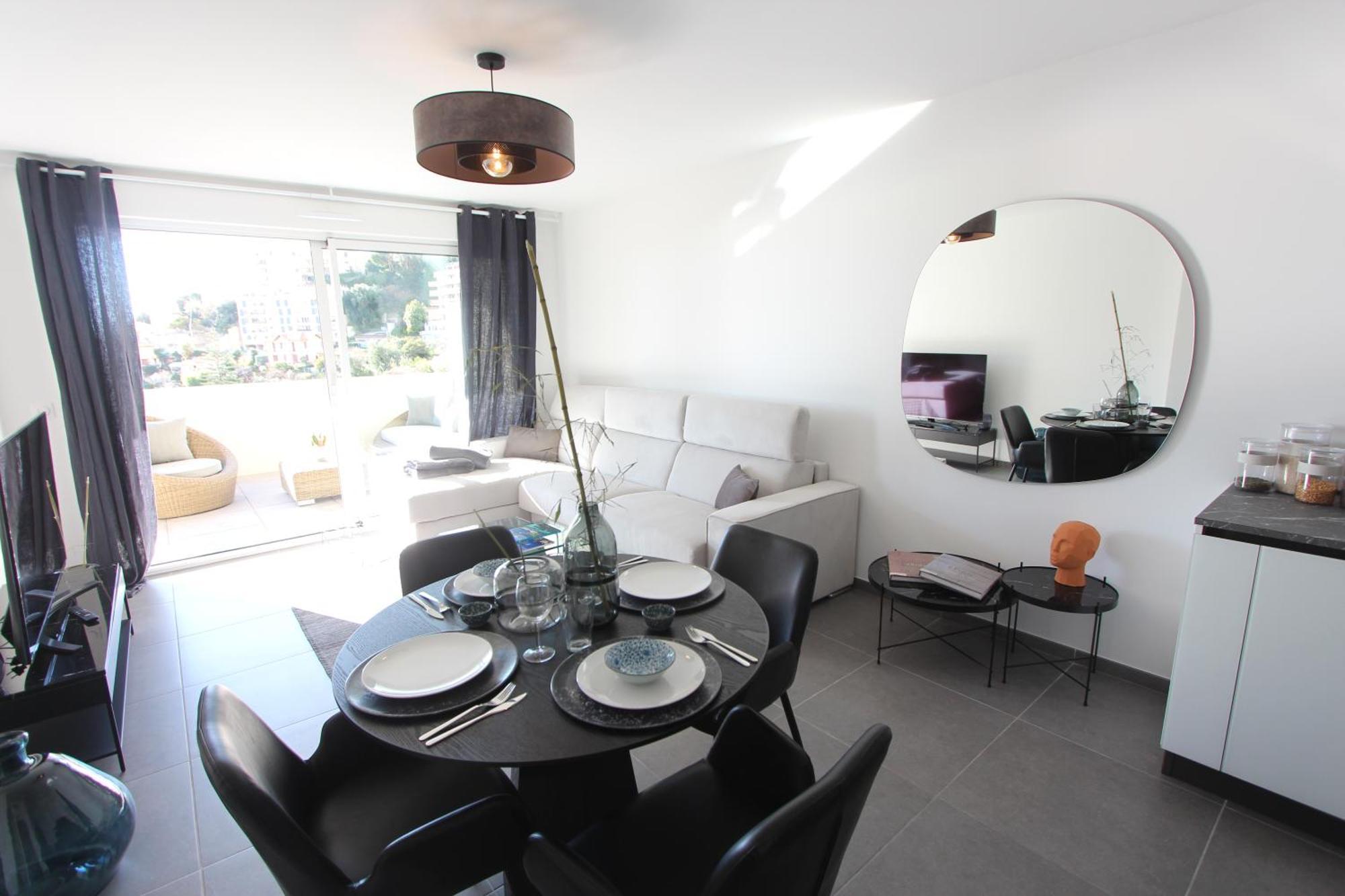 Sun Paradise Seaview&Terrace Parking&Pool Beausoleil Zimmer foto
